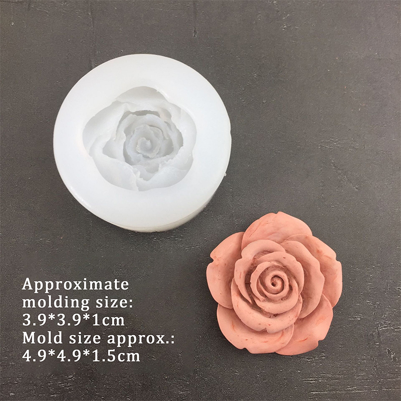 3D Rose Flower Shape Leaf Sili - Candle Making Tutorial 评论和价格