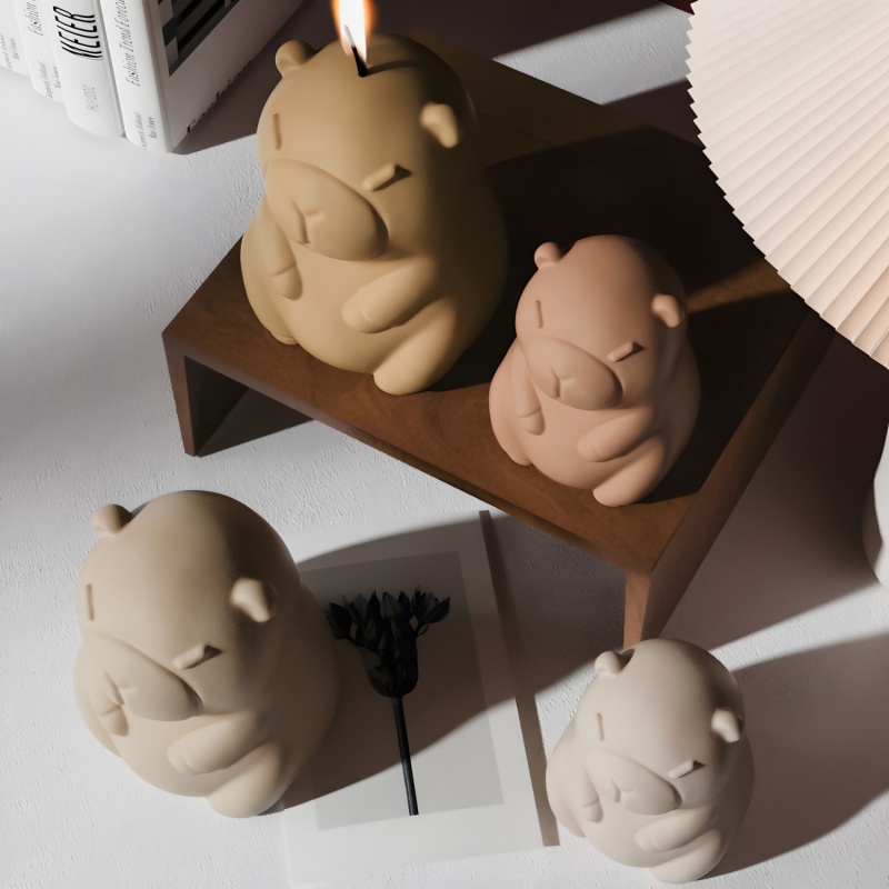 Capybara Pudding Baking Silico - Candle Making Tutorial 评论和价格