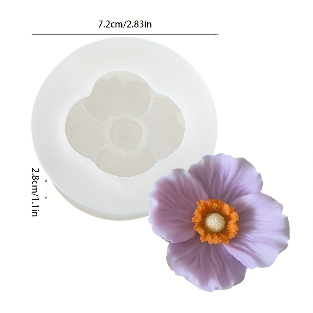 Flower Silicone Candle Mold, C - Candle Making Jug 评论和价格