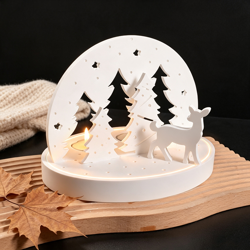 Christmas Elk Tealight Candle  - Candle Making Tutorial 评论和价格