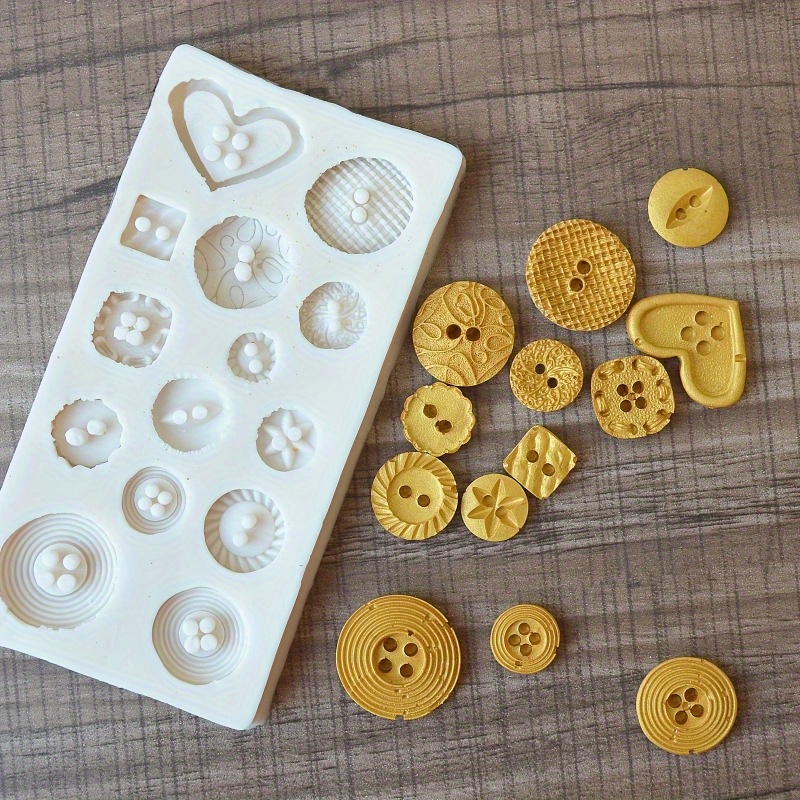 Buttons Shape Silicone Mold Si - Candle Making Tutorial 评论和价格