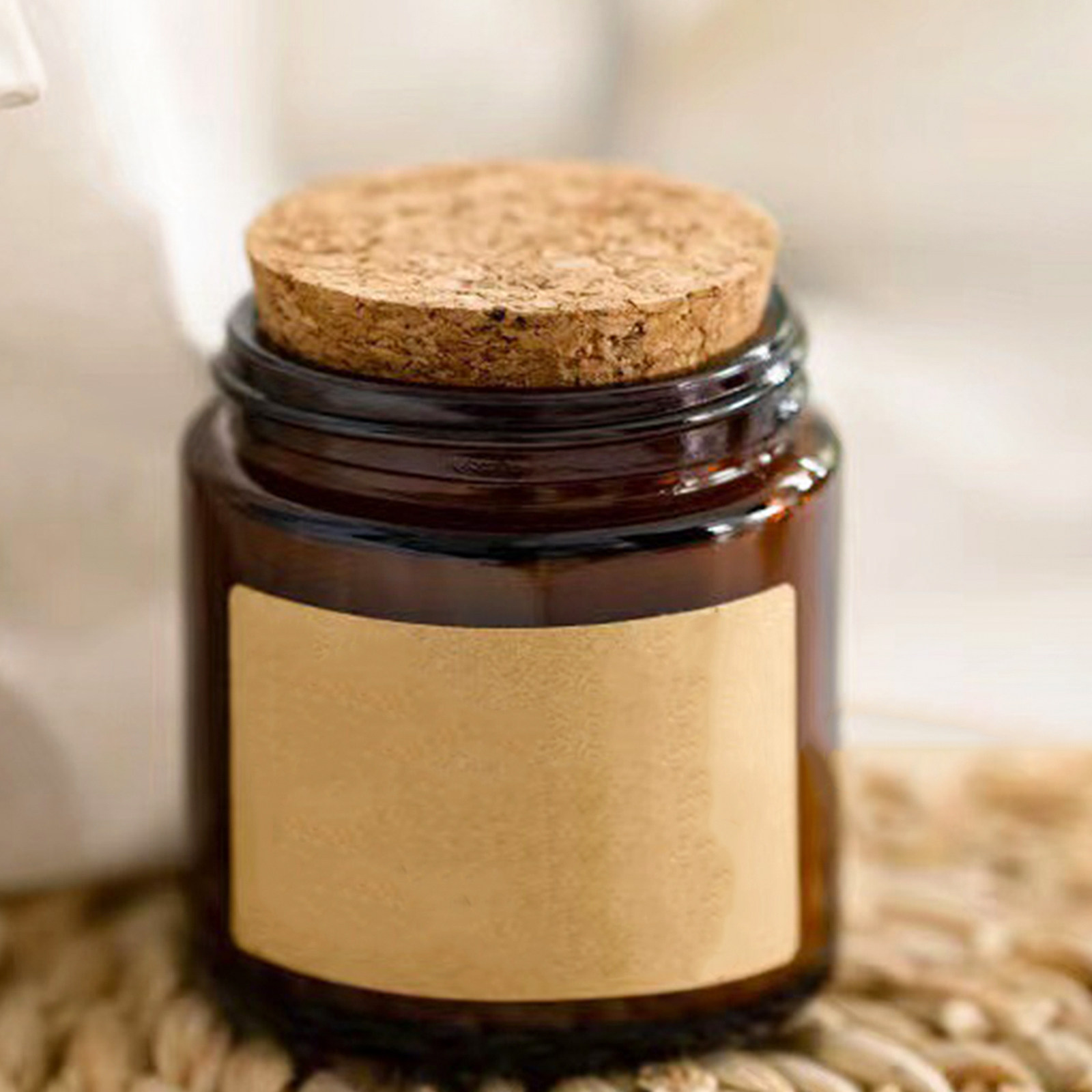4Pcs Thick Glass Jar with Natu - Candle Making Jars With Lids 评论和价格