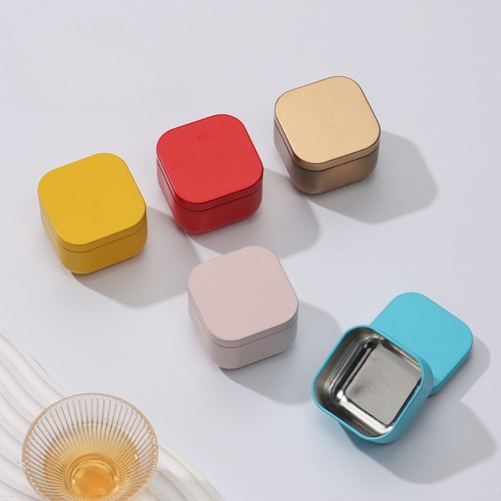 20PCS Empty Square Candle Jars - Tin Container Lid 评论和价格