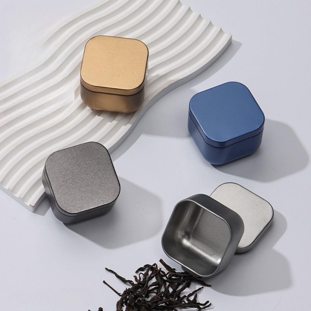 20PCS Empty Square Candle Jars - Tin Container Lid 评论和价格