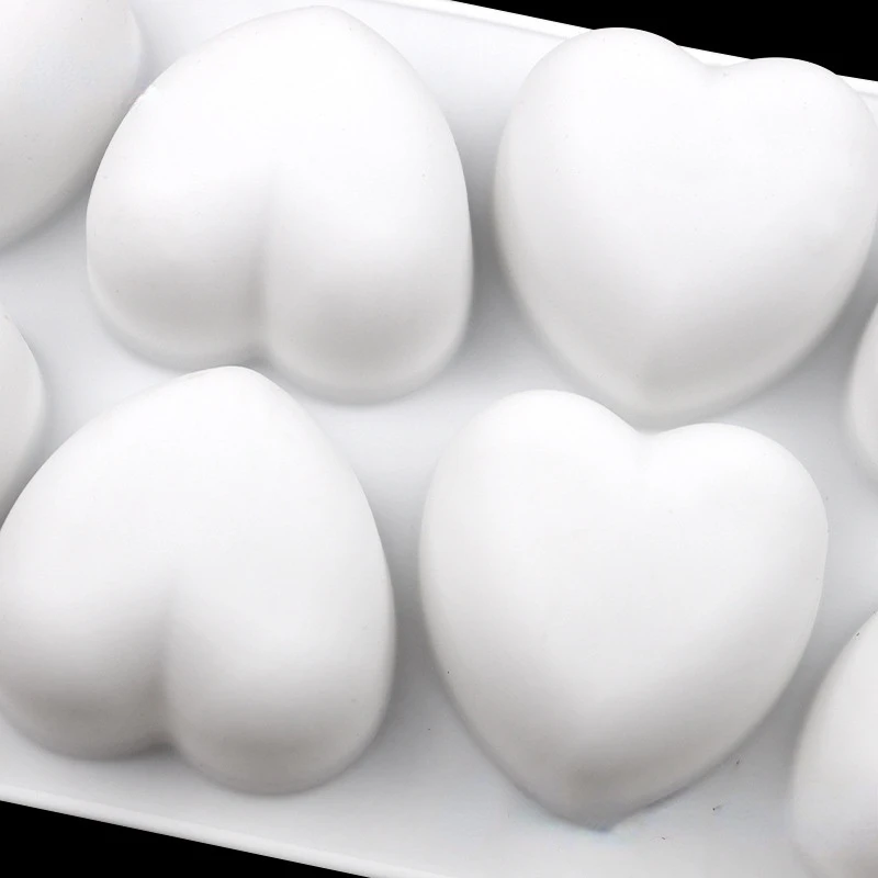 Love Heart Silicone Soap Mold  - Candle Making Kits 评论和价格