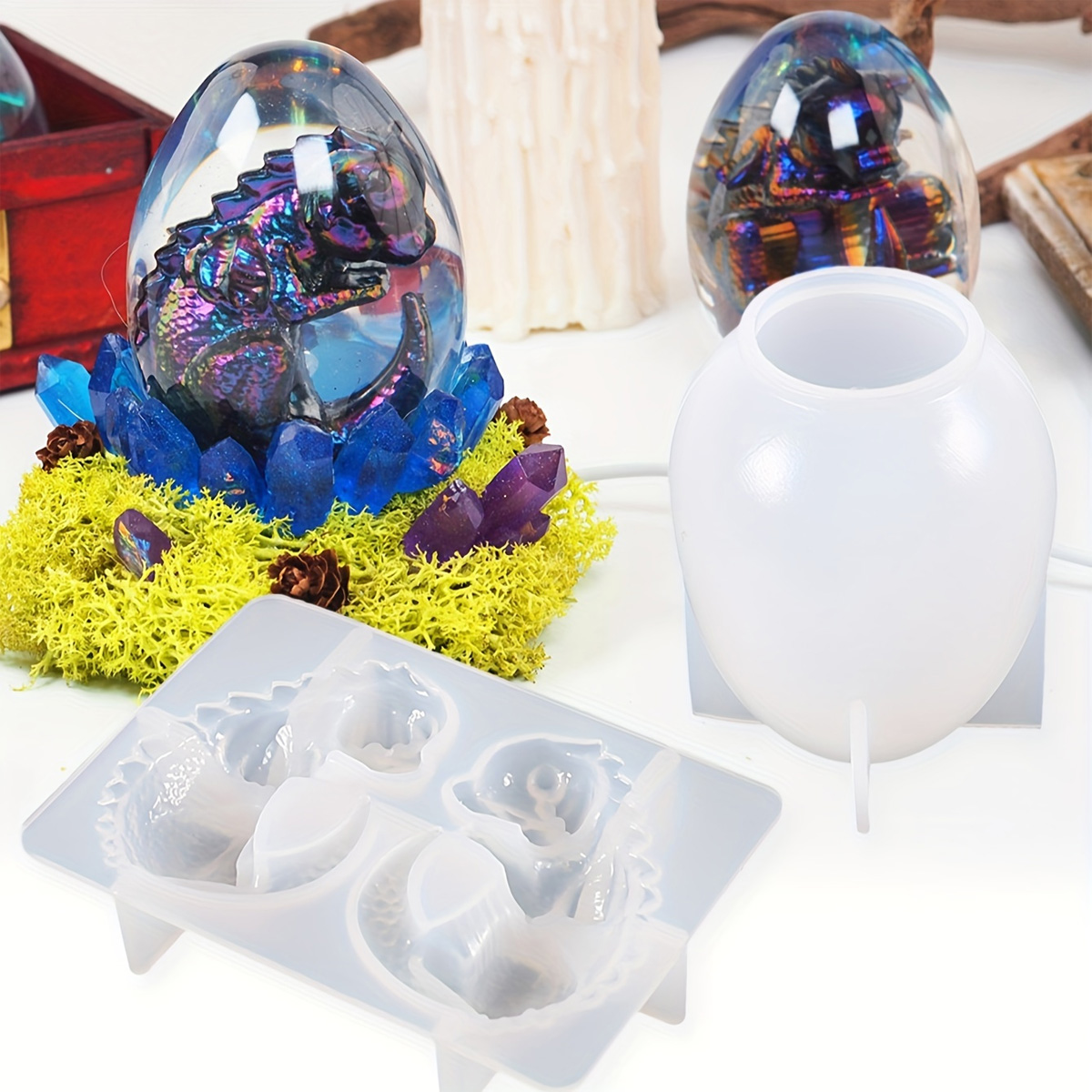 Silicone Dragon Egg Molds, 2-P - Candle Making Tutorial 评论和价格