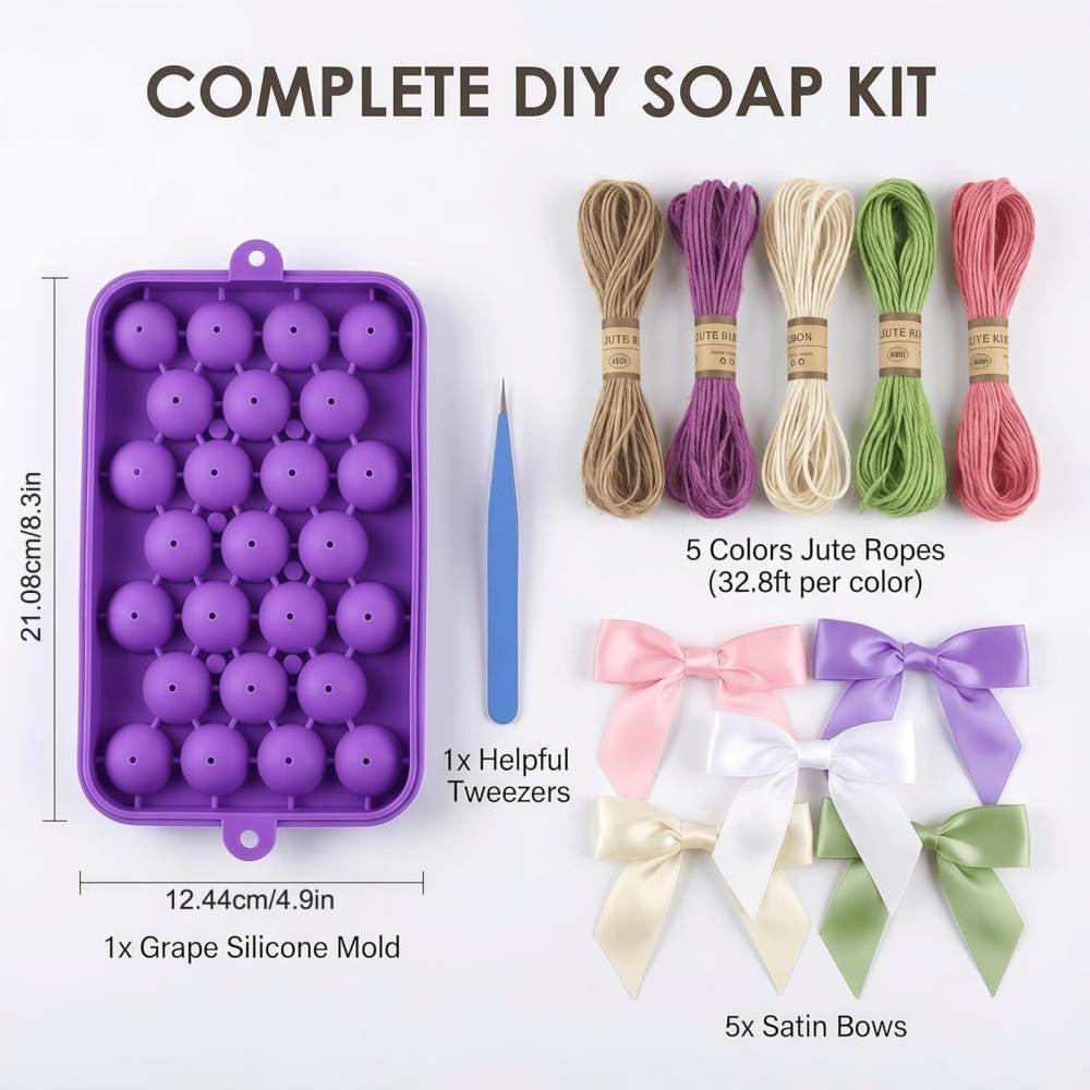 Grape Fruit Soap Mold DIY Craf - Candle Making Kits 评论和价格