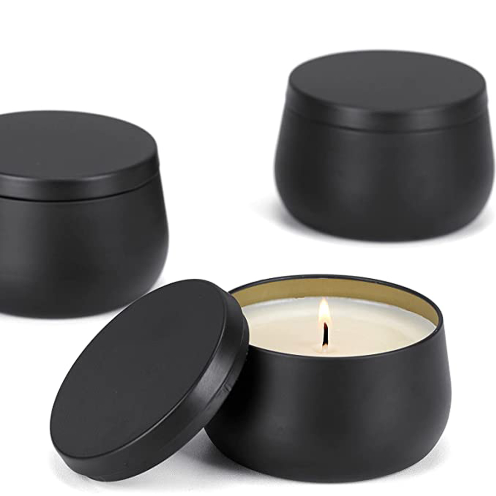 12pcs 8oz White Black Gold Met - Tin Container Lid 评论和价格