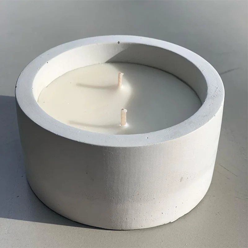 3 Sizes Round Cement Concrete  - Candle Making Jug 评论和价格